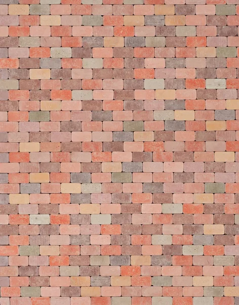 Briques Multicolores Fermer Texture Mur Brique — Photo