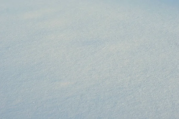 新雪的纹理 雪均匀地落在地上 — 图库照片