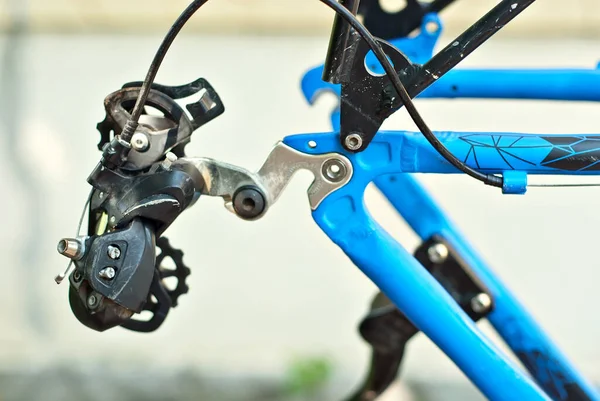 Rueda Cadena Acompañante Cerca Repuestos Para Bicicletas Reparación Bicicletas —  Fotos de Stock