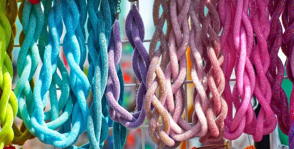 Rope Colored Thread Ornaments Sold Fair — Stock Photo, Image