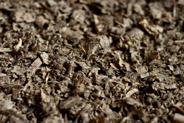 Desperdicio Madera Fábrica Textura Cardo Restos Madera Después Procesar Tableros —  Fotos de Stock