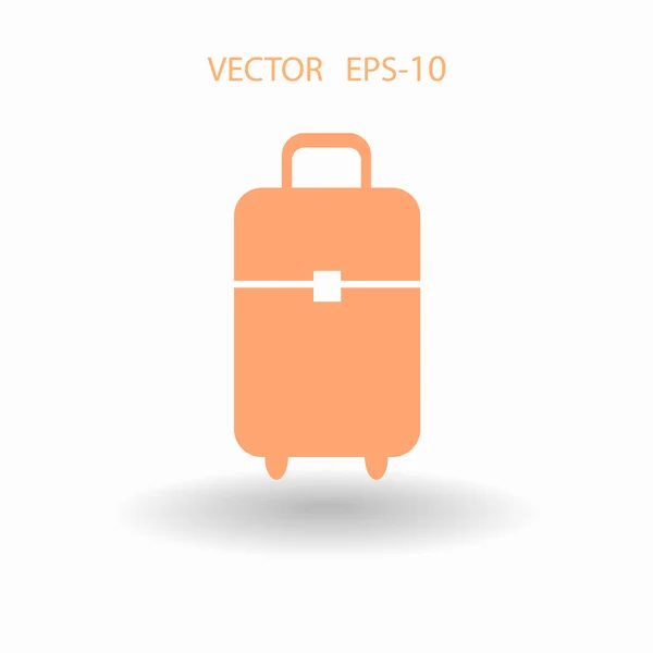 Flat icon of bag — Stock Vector