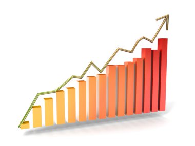 iş başarılı büyüme grafiği