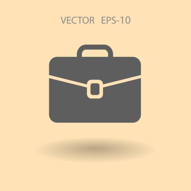 Evrak Çantası'nı düz simgesi