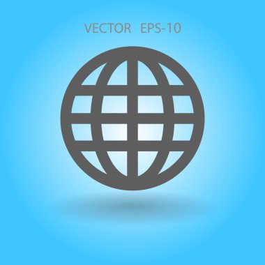 Dünyanın düz simgesi