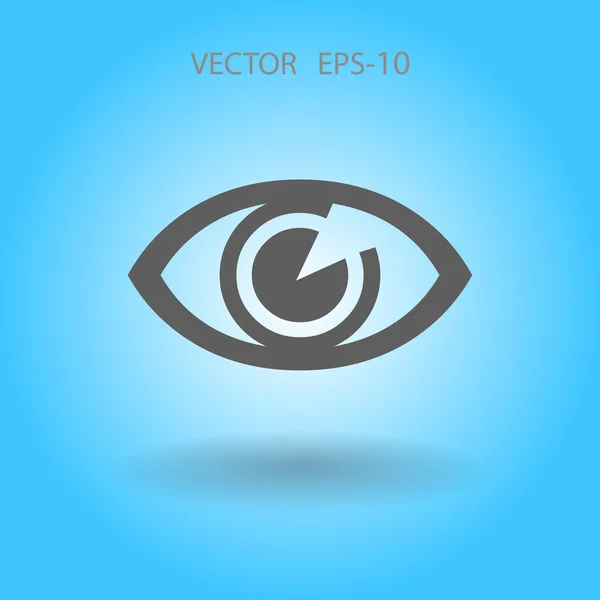 Flat ikonen för tillsyn — Stock vektor