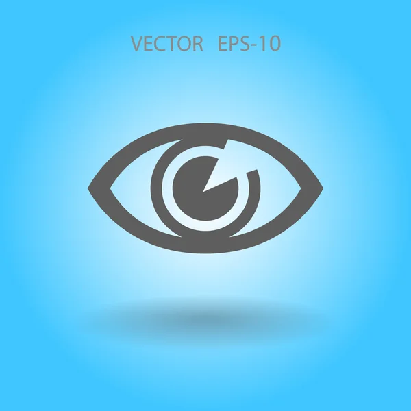 Icono plano de supervisión — Vector de stock