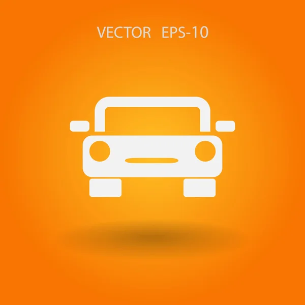 Flat Car icon — Stock Vector