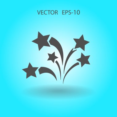 Düz havai fişek simgesi