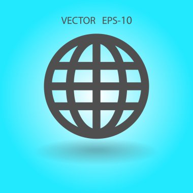 Dünyanın düz simgesi