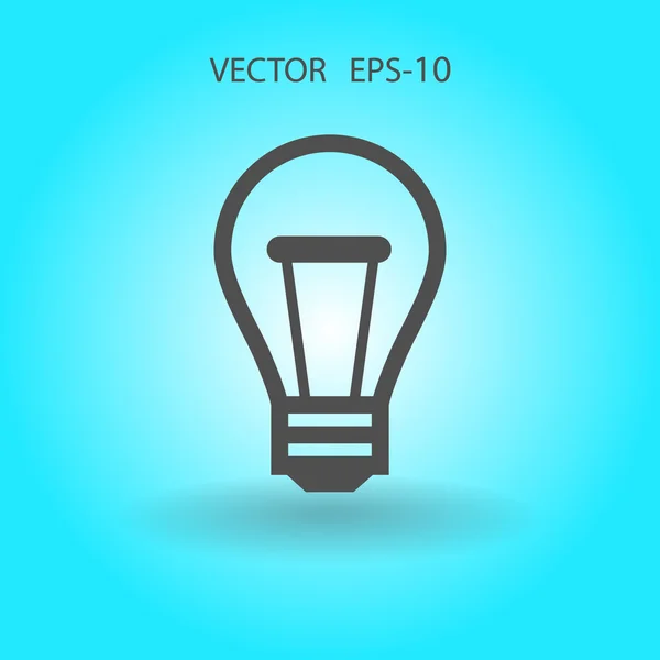 Flat icon of idea — Stock Vector