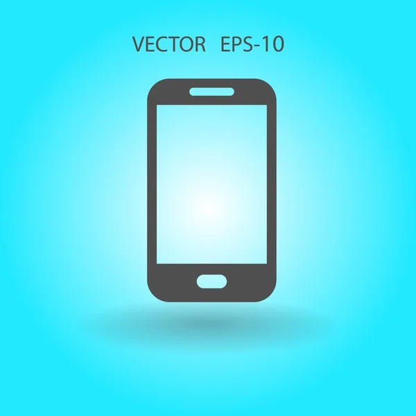 Platt ikon för smartphone — Stock vektor