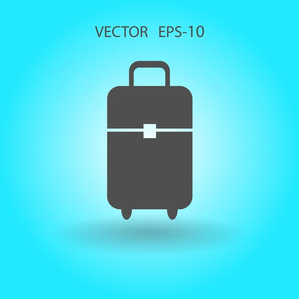 Flat icon of bag — Stock Vector