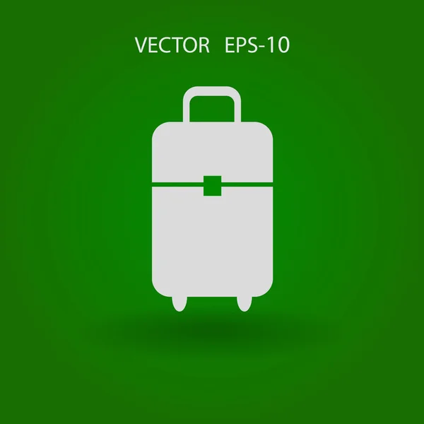 Icono plano de la bolsa — Vector de stock