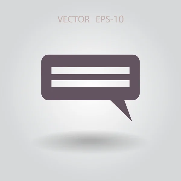 Lapos ikon a kommunikációs — Stock Vector