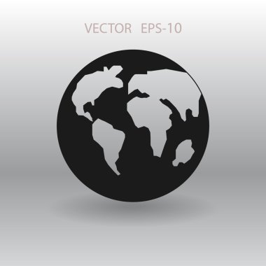 Dünyanın düz simgesi