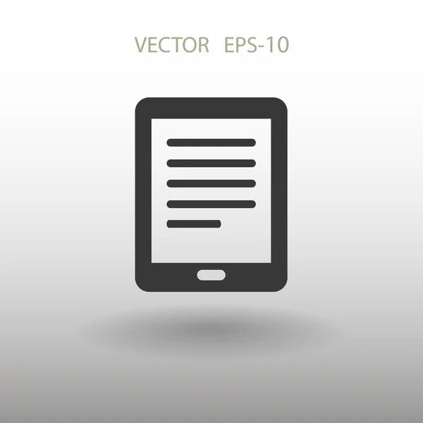 Platte pictogram van touchpad — Stockvector