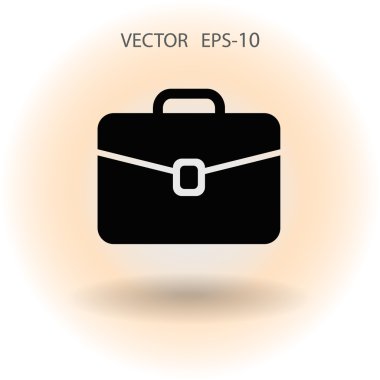 Evrak Çantası'nı düz simgesi