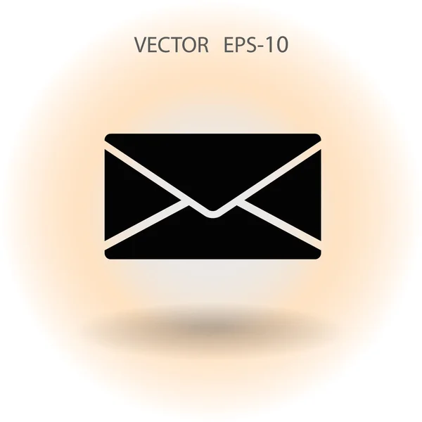 Ploché ikony dopisu — Stockový vektor
