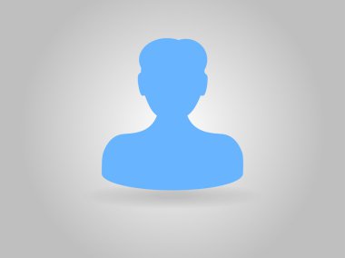 iş adamının düz simgesi