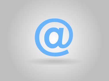 e-postanın düz simgesi