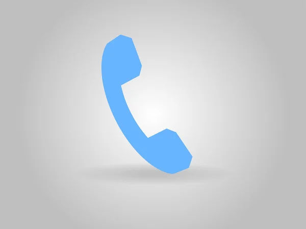 Flat icon of a phone — Stock Photo, Image