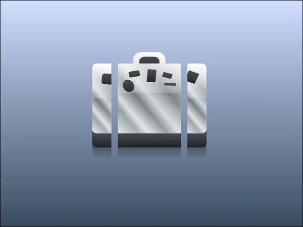 3d illustration of bag icon — Stockfoto