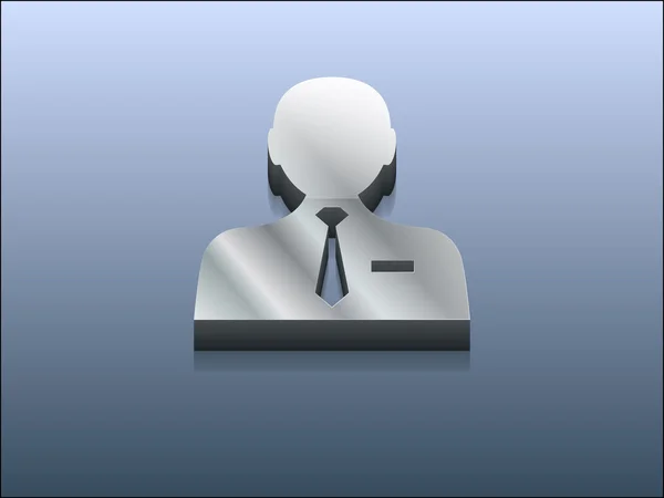 3d illustration of businessman icon — Stock Photo, Image