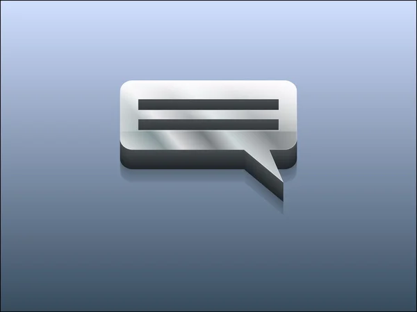 Ilustrasi ikon komunikasi 3d — Stok Foto