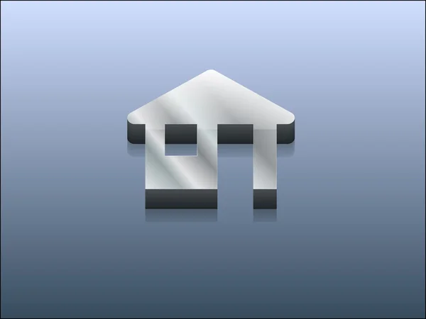 3D-Abbildung von houme icon — Stockfoto