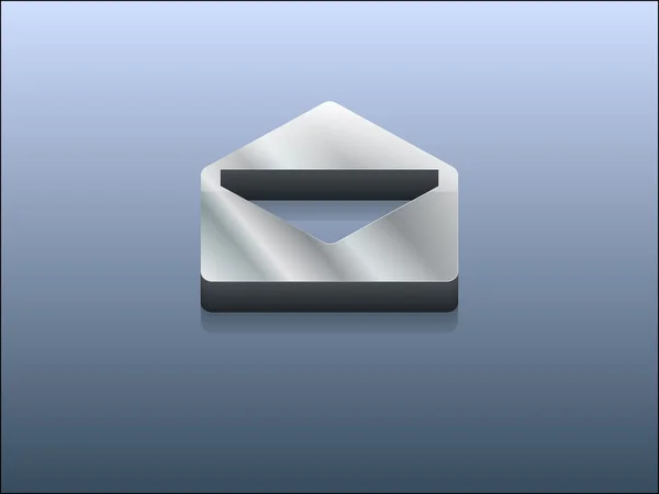 3d illustration of mail icon — Stock Photo, Image