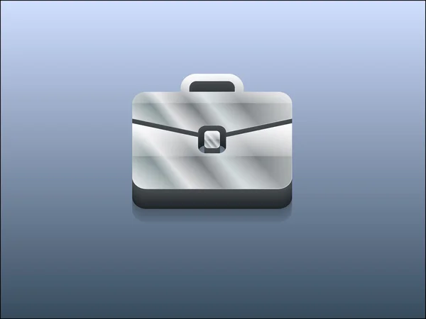 3d illustration of briefcase icon — 图库照片