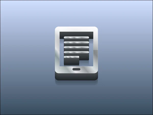 3d illustration of touchpad icon — Stock Photo, Image