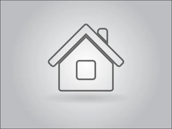 Flat icon of home — Stock Photo, Image