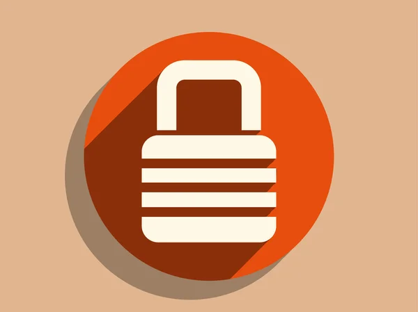 Icon of lock — Stock Vector