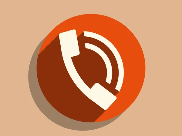 Ikonen för telefon — Stock vektor