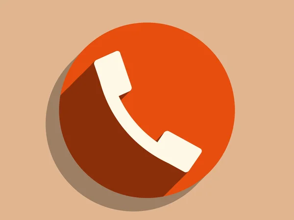 Ikonen för telefon — Stock vektor