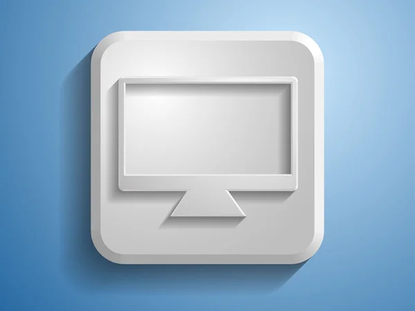 Icono del monitor — Vector de stock