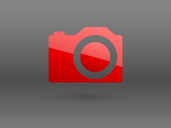 Icône d'une caméra — Image vectorielle