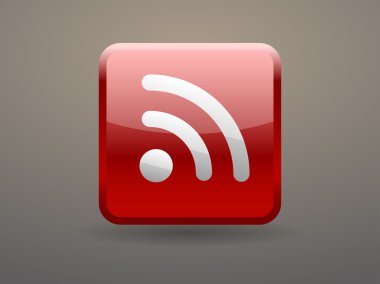 rss düz simgesi