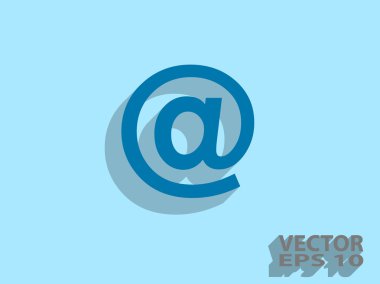 e-postanın düz simgesi