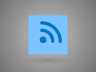 rss düz simgesi