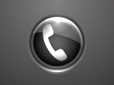 düz bir telefon simgesi