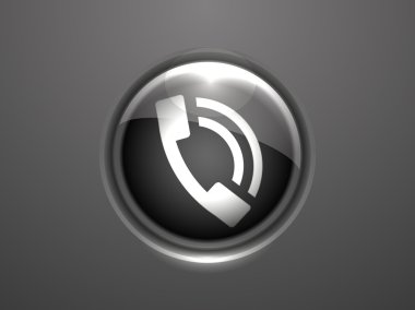 düz bir telefon simgesi