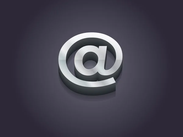 E-postanın düz simgesi — Stok Vektör