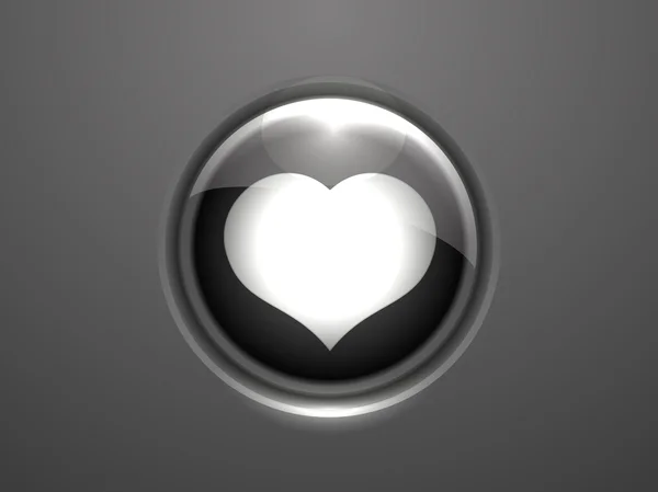 Плоска ікона серця — стоковий вектор