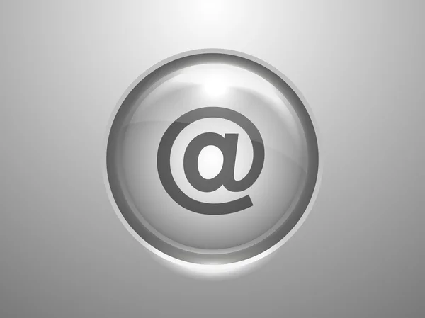 Icono plano de correo electrónico — Archivo Imágenes Vectoriales