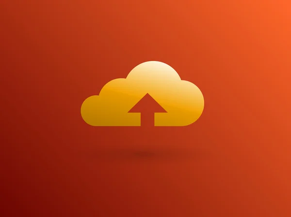 Cloud pictogram — Stockvector