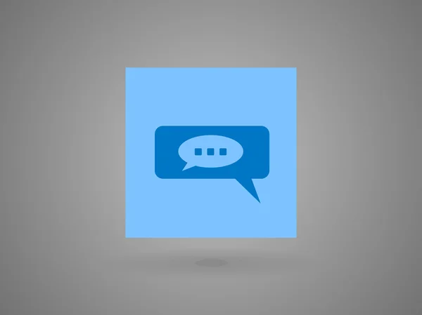 Icône plate de communication — Image vectorielle
