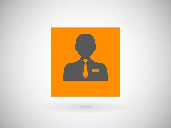 Icono de hombre de negocios — Vector de stock